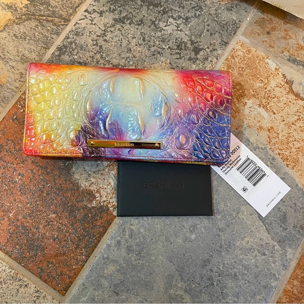 NWT!!! RARE DESIGN!!! Brahmin Dandy Ady Wallet! - Picture 5 of 15